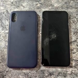 iPhone X a reparar módulo y tapa trasera