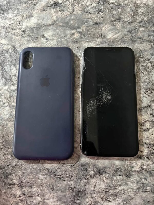 iPhone X a reparar módulo y tapa trasera